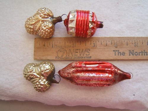 28 ANTIKER VINTAGE FIGURALER GLAS WEIHNACHTSSCHMUCK - Bild 5 von 13