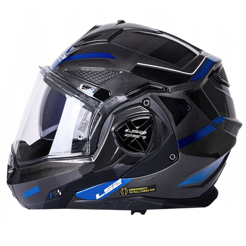 LS2 Modular Spectrum Blue FF901 Advant X, photo 3 of 9