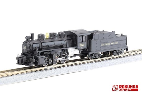 Rokuhan Z Gauge Z Shorty T040-2 USRA0-6-0 Baltimore and Ohio Railroad #353 model - Picture 4 of 24