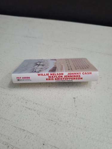 1985 HIGHWAYMAN Cassette Tape FCT-40056 Willie Johnny Cash Waylon Kristofferson - Picture 9 of 10