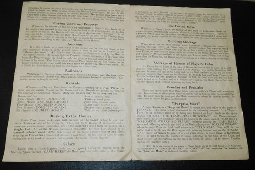 Vintage 1936 Finance and Fortune Parker's Brothers Board Game - Picture 7 of 8