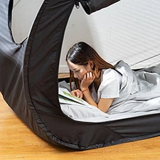 Folding Privacy Pop Bed Tent For Better Sleep Quality YPKG