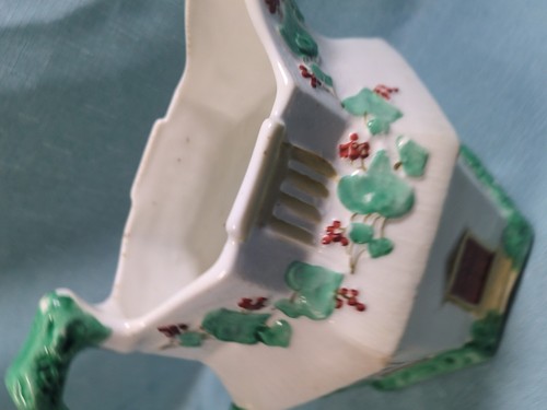 Staffordshire Porcelain Georgian Cottage Jug - moulded & enamelled circa 1830 - Picture 2 of 23