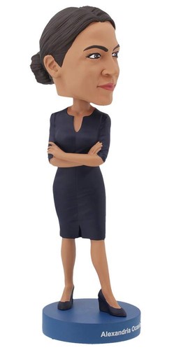 Alexandria Ocasio-Cortez Collectible Bobblehead Statue - Picture 5 of 6