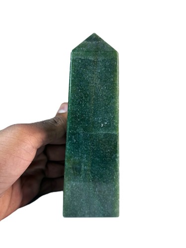 Green Kyanite Stone Tower: 210MM Metaphysical Decorative Minerals Point - Picture 6 of 12
