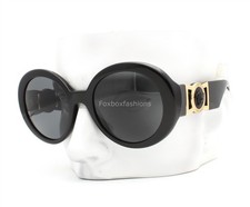 Versace Sunglasses VE 4414 GB1/87 Polished Black Medusa Logo with Case