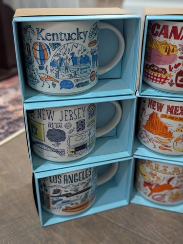 Starbucks Been There & You Are Here Mugs Huge Lot Of 21 NEW in Box Discontinued  - Bild 2 von 12