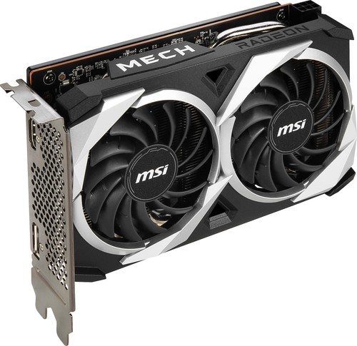 msi Radeon RX 6500 XT MECH 2X 4G OC Graphic Card Black (V508-003R) - Picture 4 of 6