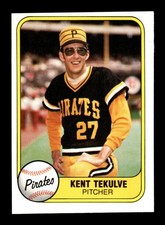 KENT TEKULVE ⚾ 1981 Fleer Baseball #362 Pittsburgh Pirates NM