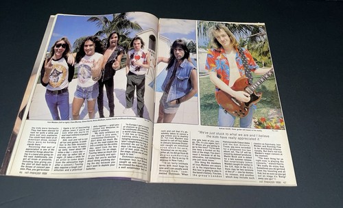 Hit Parader Magazine Yearbook 1986 Ozzy Osbourne Ratt Kiss + Jimmy Page Poster - Picture 16 of 24