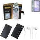 étui portefeuille housse protection pour Tecno Pop 5S + Écouteurs couvercle no