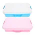 2 Pcs Portable Sandbox Toddler Child Boxes for Kids Outdoor with Lid