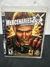 Sony Playstation 3 PS3 Mercenaries 2: World in Flames Game Complete CIB + Manual