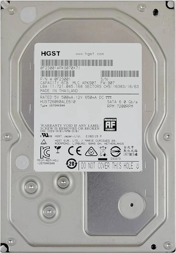 HGST 6TB 内蔵型ハードディスクドライブ 楽天市場】6t hdd（内蔵ドライブ・ストレージ｜PCパーツ）：パソコン