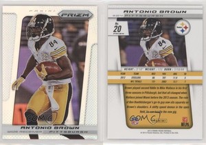 2013 Panini Prizm Silver Prizm Antonio Brown #20