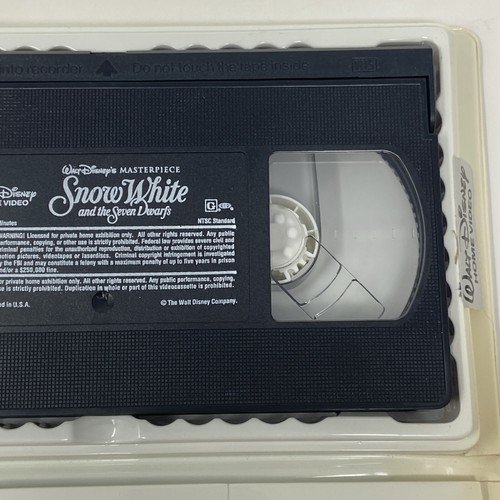 Snow White and the Seven Dwarfs (VHS, 1994) Masterpiece Collectors Disney - Picture 13 of 16