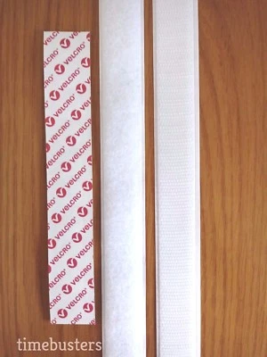 VELCRO® Brand Hook & Loop Sticky Back Tape Black / White Stick On Self Adhesive