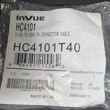 InVue Security HC4101 5V Connector Cable - Black