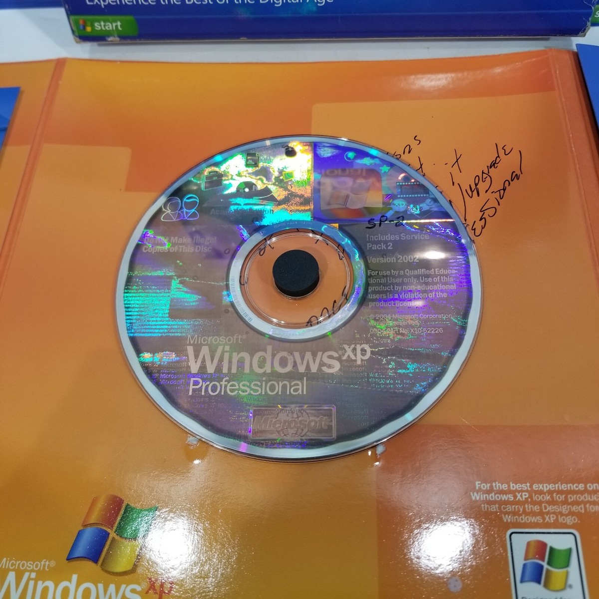 Microsoft MS Windows XP Professional Service Pack 2 SP2 Microsoft MS Windows XP Professional Service Pack 2 SP2
