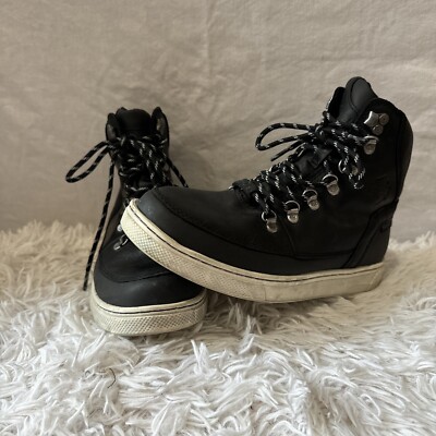 【HARLEY-DAVIDSON】Bateman High Top Sneakers /Black・Brown Harley Davidson Bateman High Top Sneakers - Casual Shoes