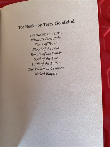 Blood of the Fold (The Sword of Truth) - Paperback By Goodkind, Terry - GOOD - Picture 4 of 5
