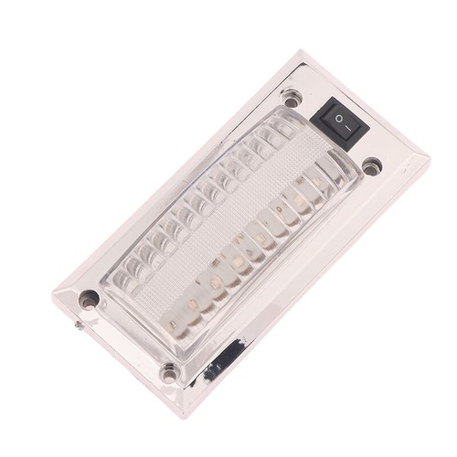 Bright Light Panel Car 12V-24V COB Truck Car Interior Blue Light Reading Lamp - Photo 7/12