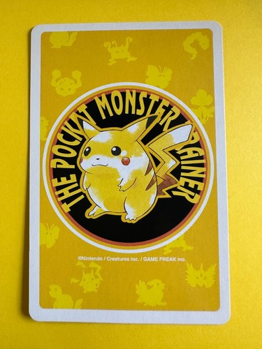 Moltres pokemon Playing Poker Card Yellow Pikachu Nintendo Japanese - Picture 6 of 6
