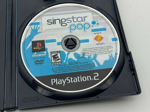 Videojuego completo SingStar Pop para Sony PlayStation 2 2007 probado PS2 - Imagen 4 de 5