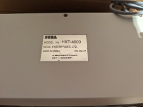 Dreamcast Keyboard Controller HKT-4000 with Typing of The Dead Game