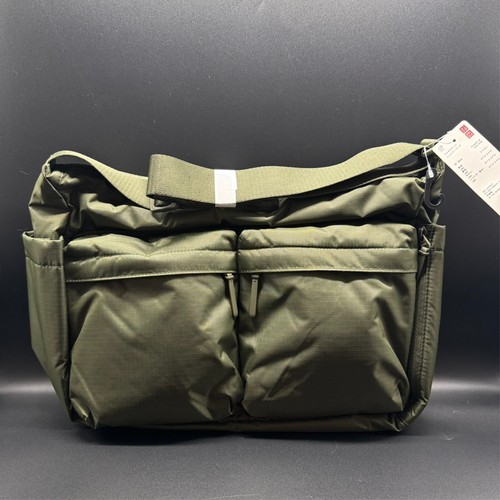 UNIQLO Multi Pocket Shoulder Bag 479577 Unisex with 7 pockets New Japan - Picture 7 of 9