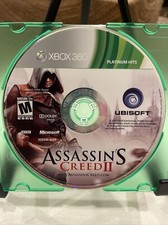 Assassin's Creed II Platinum Hits (Microsoft Xbox 360, 2009) Disc Only! Works!