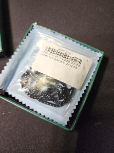 Ursteel Lagenkreuz Halskette für Herren, schwarz Kreuz Halskette 16 Zoll - Bild 2 von 4