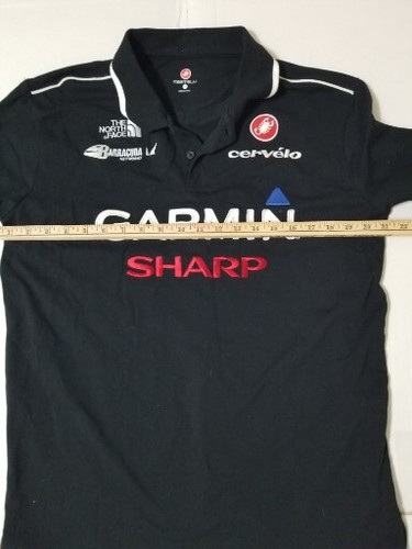 Castelli Cervélo Size XXL Polo Shirt Short Sleeve Black This is A SLIM Fit - Picture 9 of 16