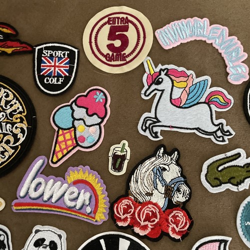 random lot of fabric patches- See & Iron Ons X58 - Picture 3 of 10