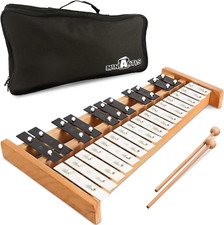 Glockenspiel Xylophone  Full Size Glockenspiel Xylophone 27 Note Metal Keys for