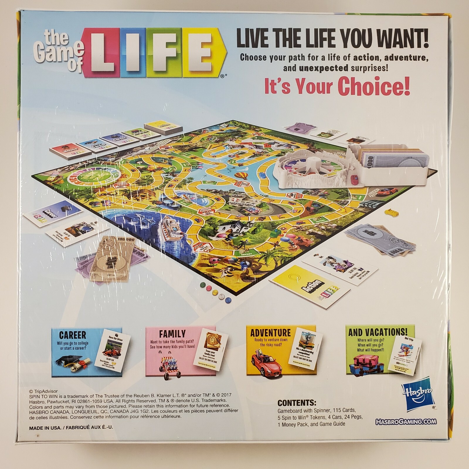 Hasbro C3893 The Game of Life for sale online
