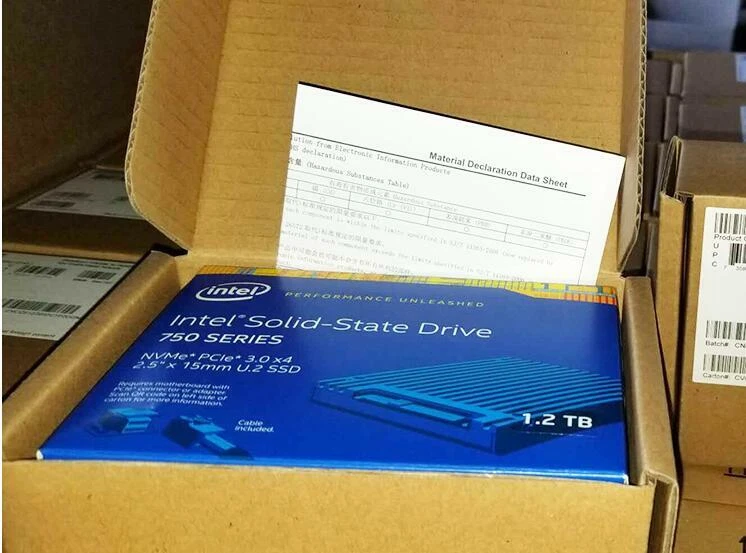 Intel 750 Series 2.5" SSD 1.2TB NVME MLC PCI-E 3.0 x4 SSDPE2MW012T4X1 1.2T 2.5" - Image 4 of 4