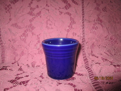 FTC Fiesta  TWILIGHT Blue SHOT GLASS 2 oz NWOT  Made in USA - Picture 1 of 4