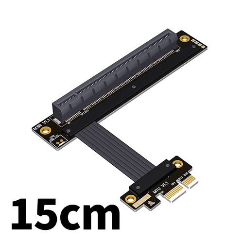 ADT-Link Graphics Card Extension Cable Non USB PCIe 4.0x16 rpm x1 A Card N-card - Picture 23 of 27
