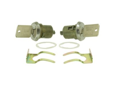 NEW Door & Trunk Lock Set For 1970-1977 Monte Carlo – Includes GM Keys, Stainless Steel Finish 11 thumbnail image