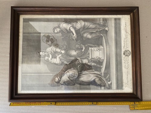 Litografia d'epoca del 1774 - Foto 8 di 8