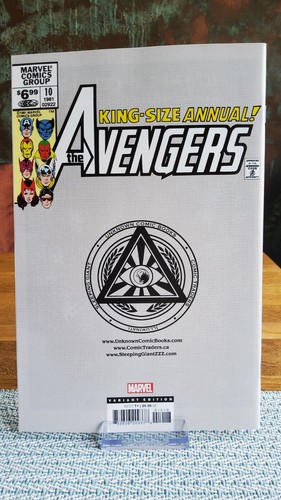 Avengers King Size Annual #10 Facsimile David Nakayama Exclusive virgin Variant - Picture 6 of 6