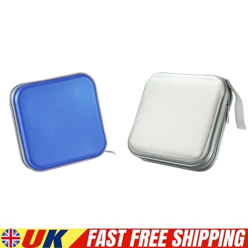 40pcs Capacity Disc CD DVD Wallet Storage Organizer Case Holder(Blue)