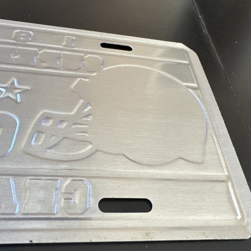 Rare 1993 NFL SUPER BOWL Dallas Cowboys Champions Metal License Plate Vintage - Picture 10 of 10