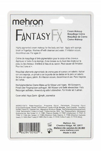 Mehron Makeup Fantasy F/X Water Based Face/Body Paint FFX-RED & BLACK- 2 Pc Set. - Picture 10 of 10