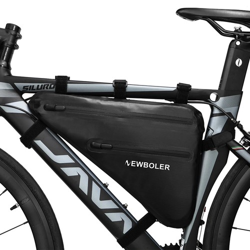 Bicycle Bag Rainproof Large Capacity MTB Frame Bag Triangle Pouch Waterproof Bag - Picture 14 of 23