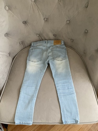 Zara Girl Bundle Dark Gray Long Sleeve Top, Light Blue Skinny Jeans 3-4 years. - Picture 6 of 7