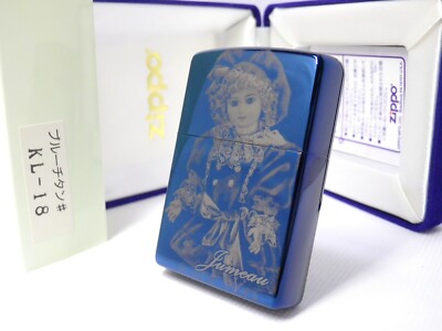 Jumeau Doll Blue Titanium ZIPPO 2005 MIB Rare    