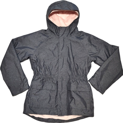 The North Face DryVent Gray Pink Girls 14 16 Jacket Large Fleece Lining