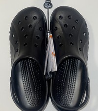 NEW Crocs Baya Black Clogs Slip On Slide Sandals 10126-001 Men’s Size 10 NWT Tag